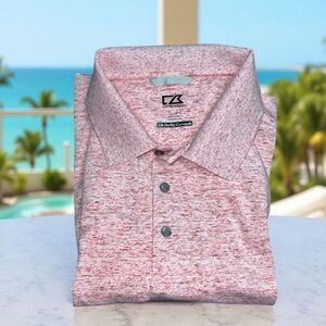 Cutter & Buck CB Drytec Cotton Golf Polo Size Large #98